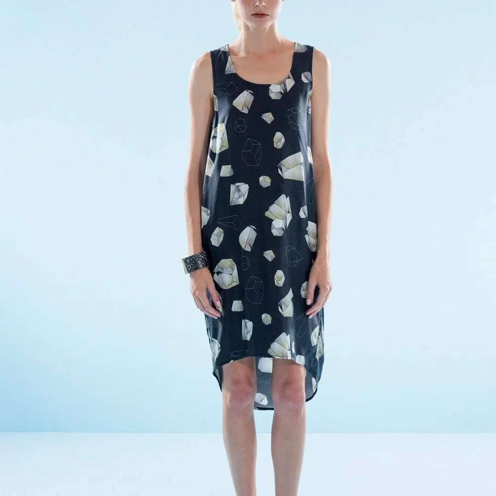 Elk gemstone pleat back tank dress size 6 - Picture 4 of 8